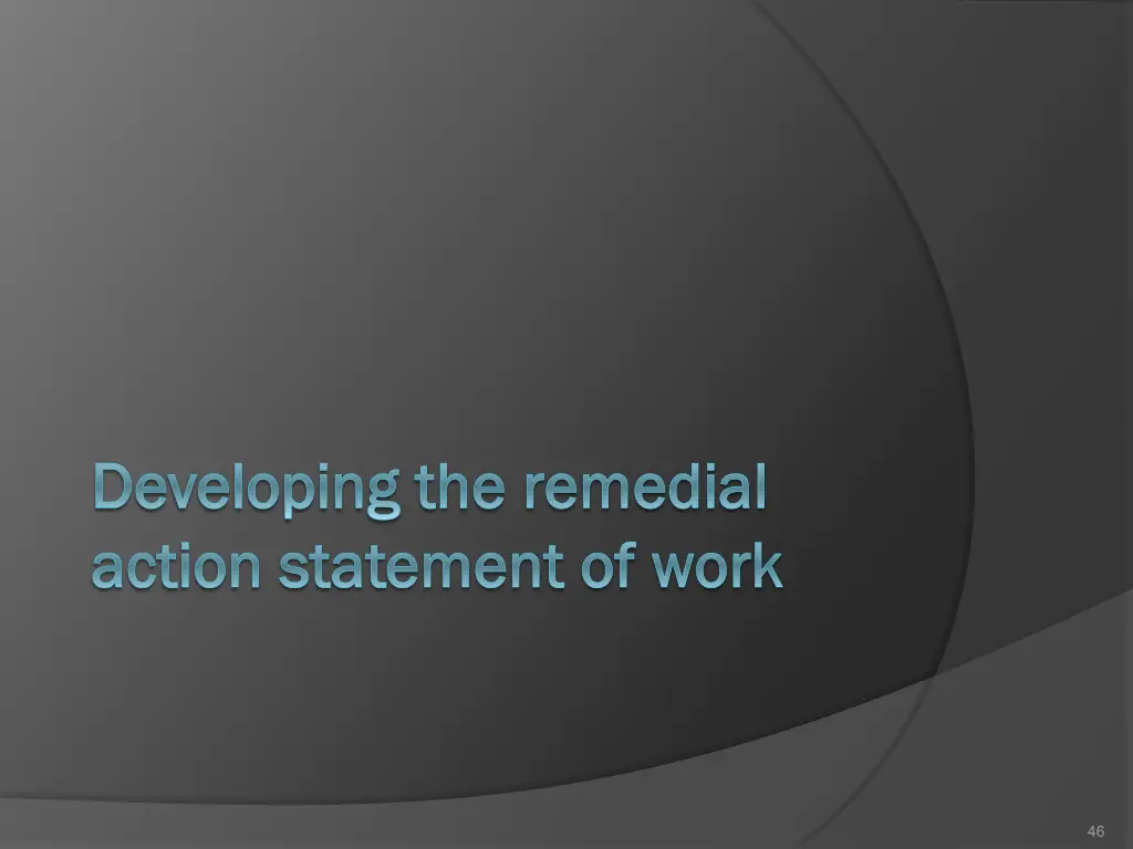 developing the remedial developing the remedial 1