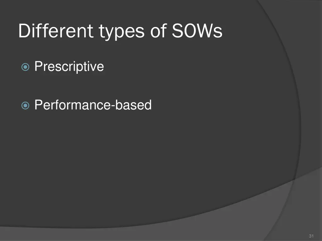 different types of sows