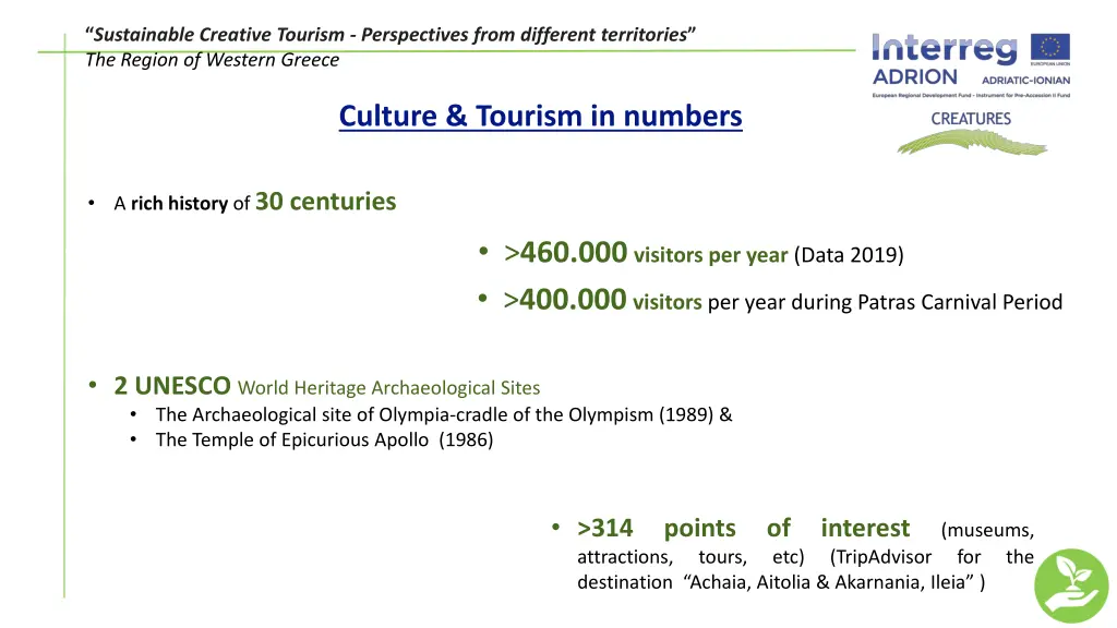 sustainable creative tourism perspectives from 1