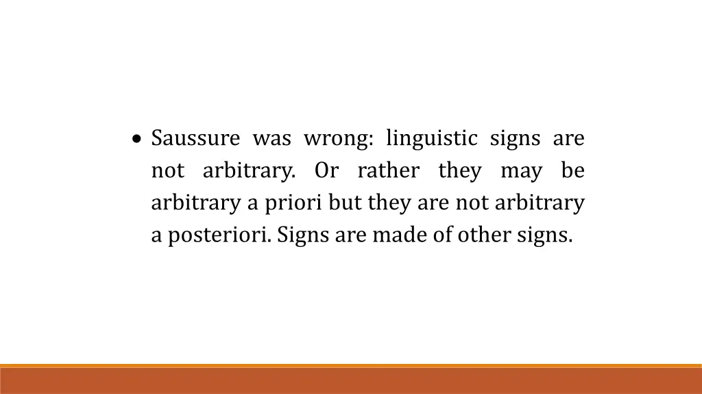 saussure was wrong linguistic signs