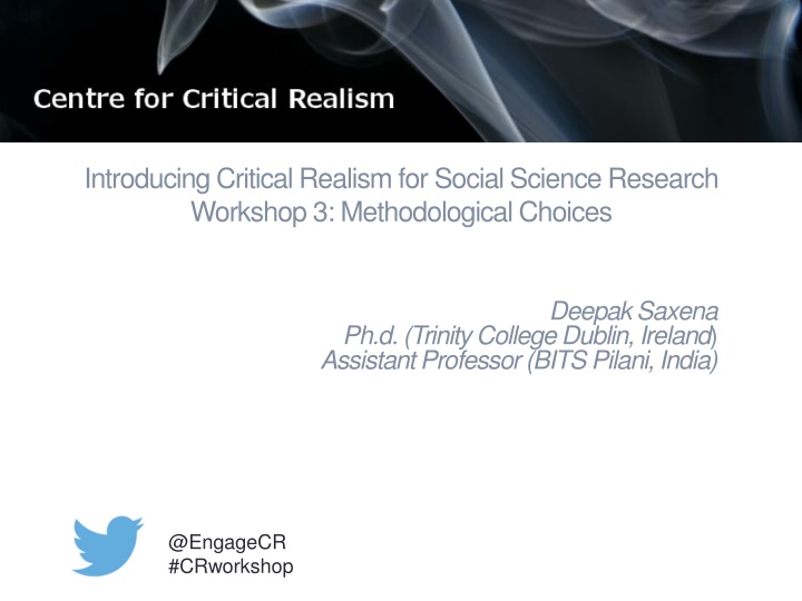 introducing critical realism for social science