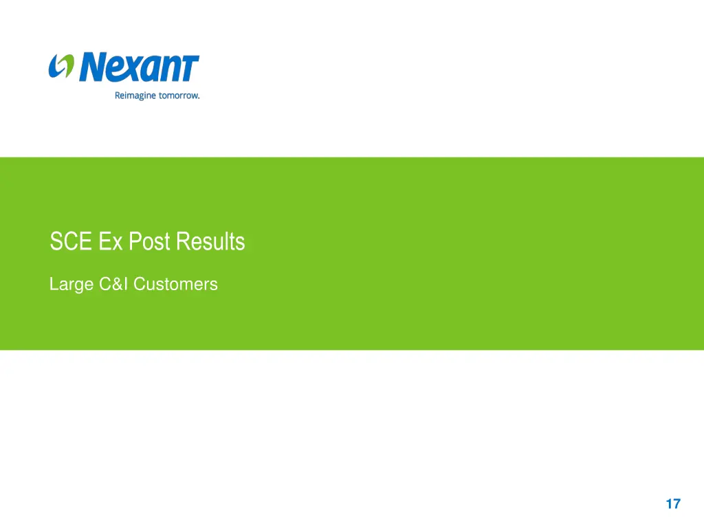 sce ex post results