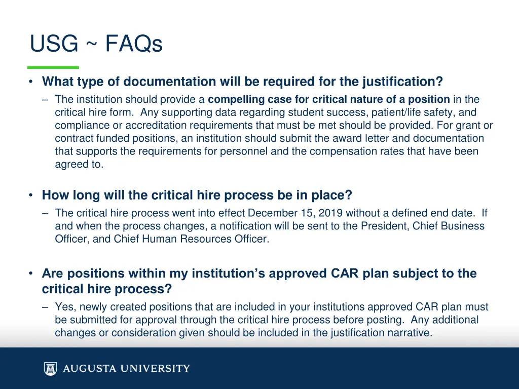 usg faqs 1