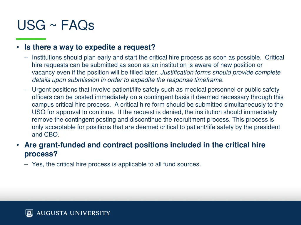 usg faqs 2