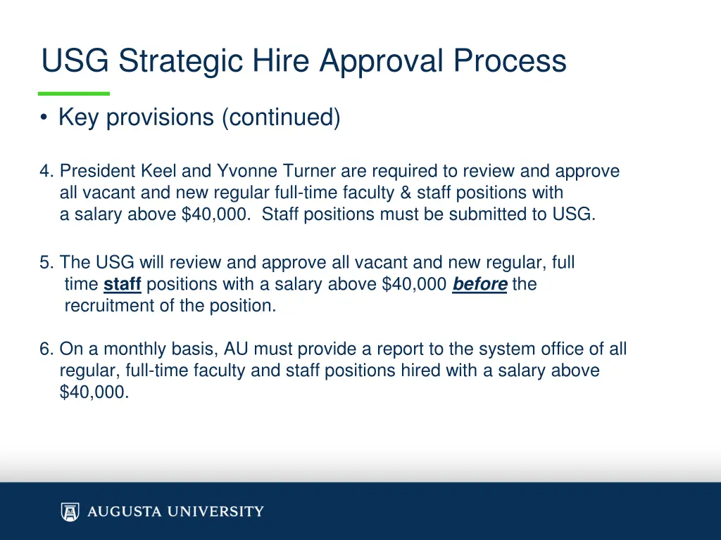 usg strategic hire approval process 2