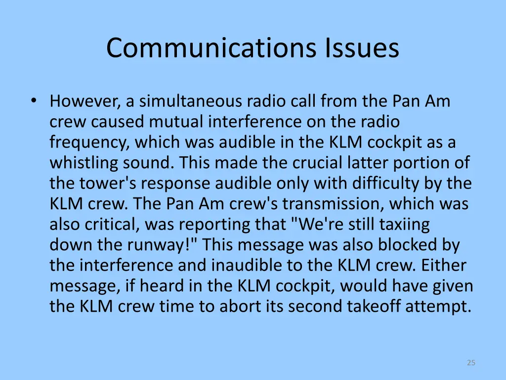 communications issues 3