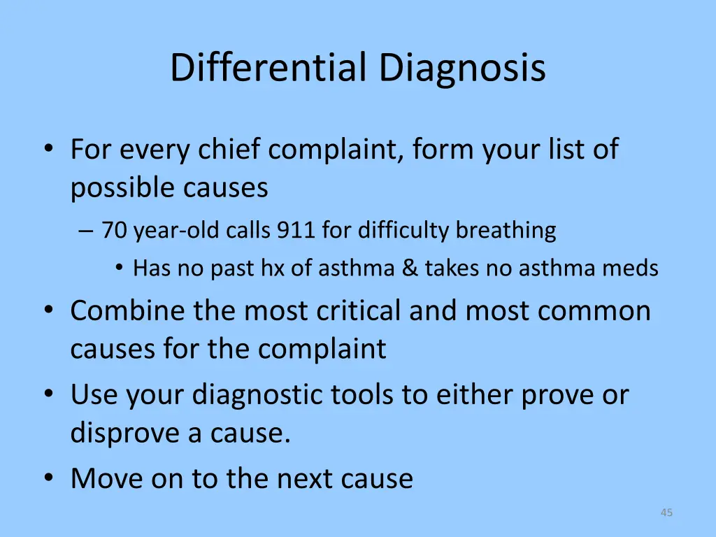 differential diagnosis 1