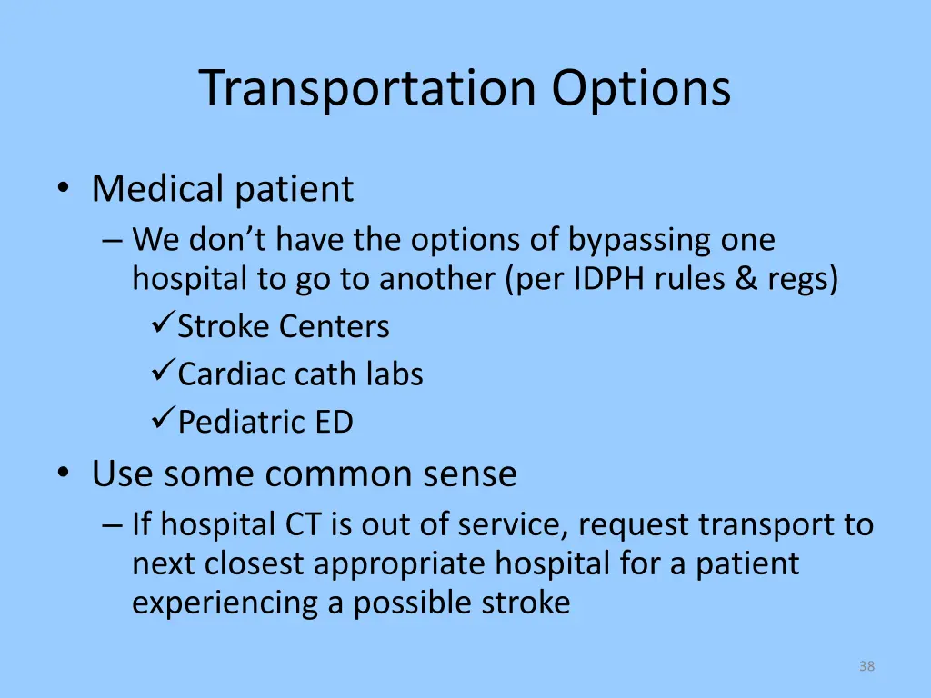 transportation options 1