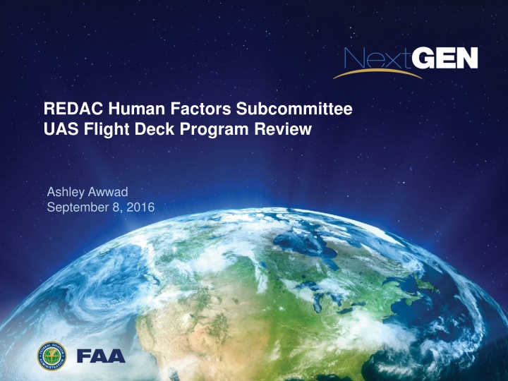 redac human factors subcommittee uas flight deck