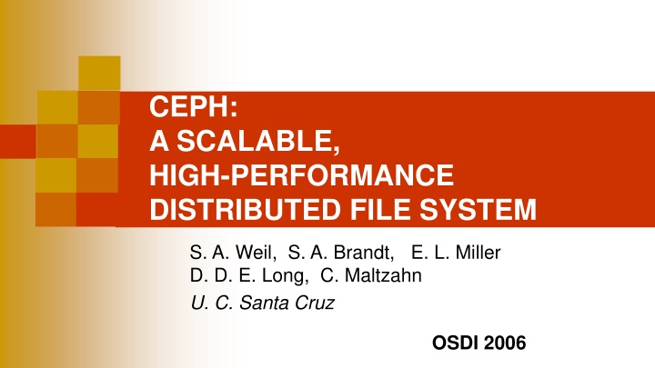 ceph a scalable high performance distributed file