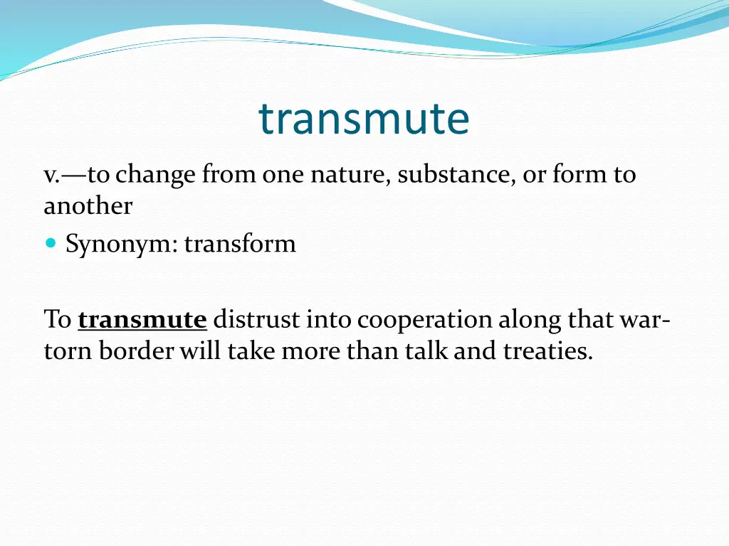 transmute