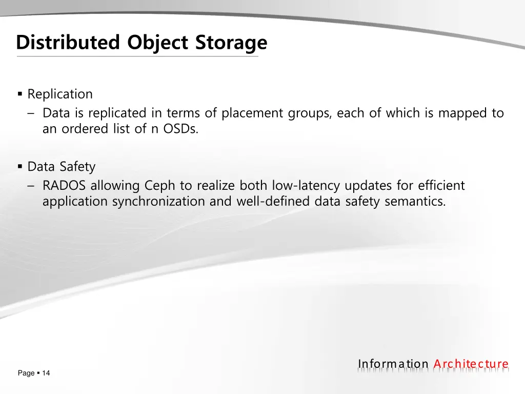 distributed object storage 1