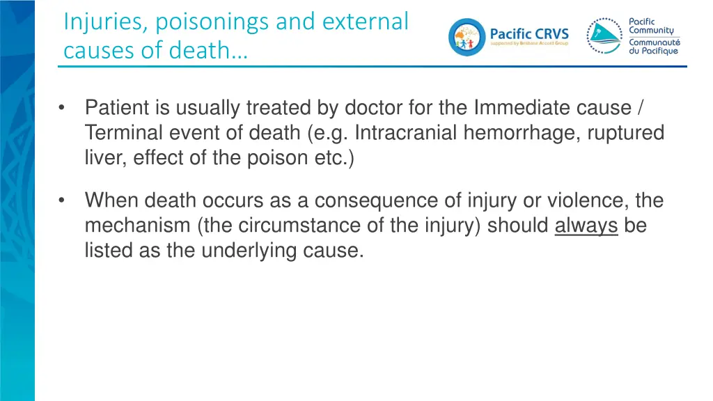 injuries poisonings and external causes of death 1