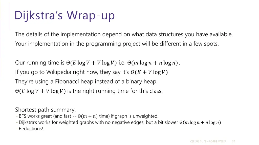 dijkstra s wrap up 1