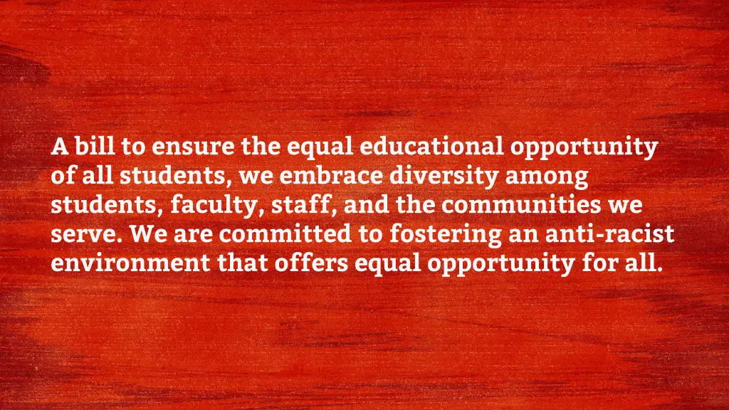 a bill to ensure the equal educational