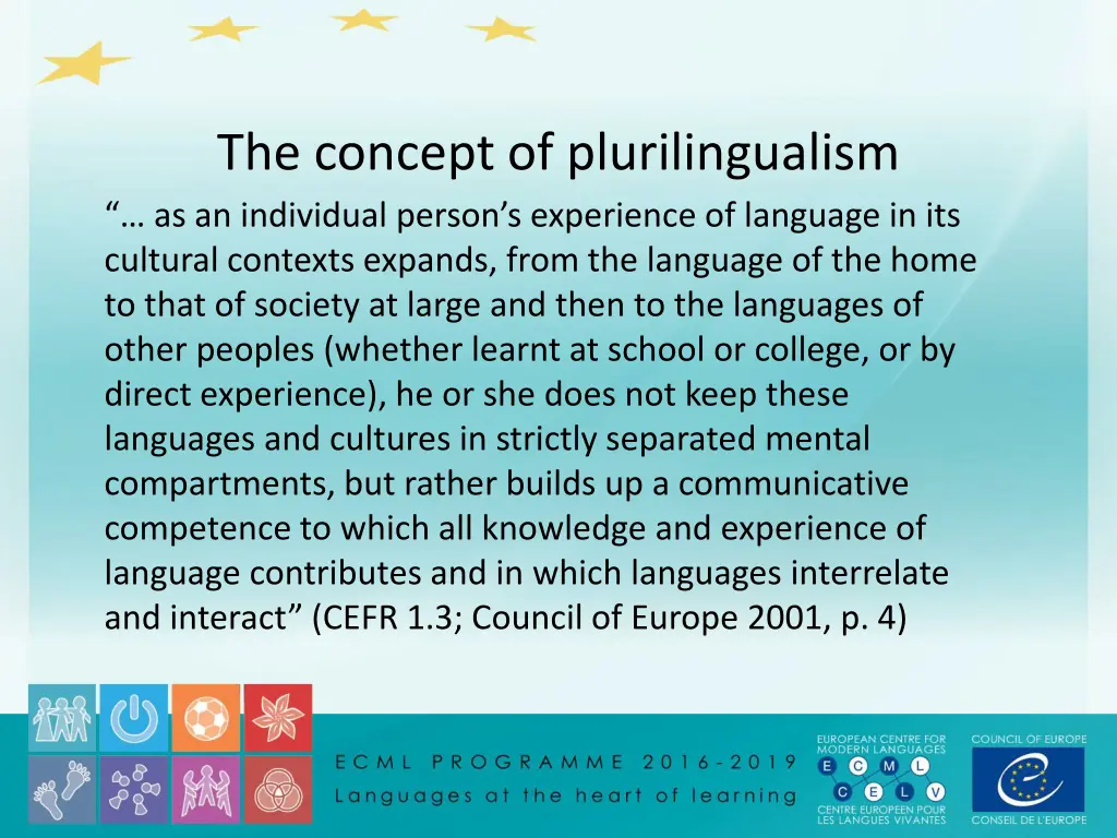 the concept of plurilingualism as an individual