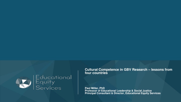 cultural competence in gbv research lessons from