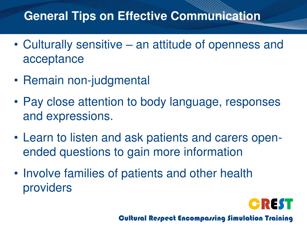 general tips on effective communication