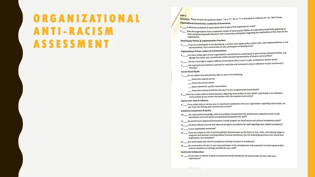 organizational organizational anti anti racism