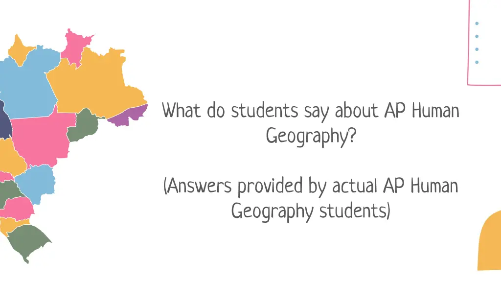 what do students say about ap human geography