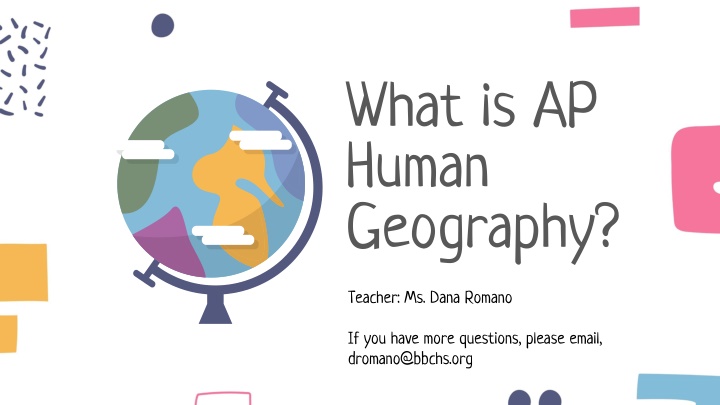 what is ap human geography