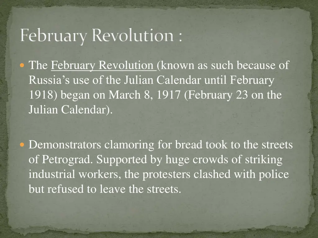 february revolution