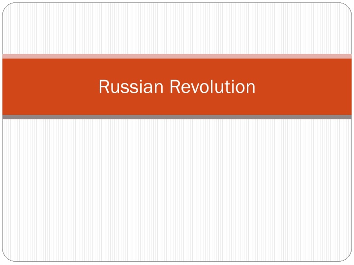 russian revolution