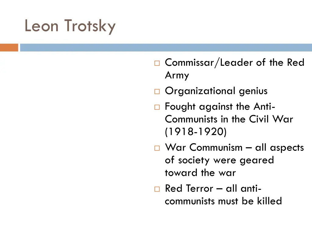 leon trotsky