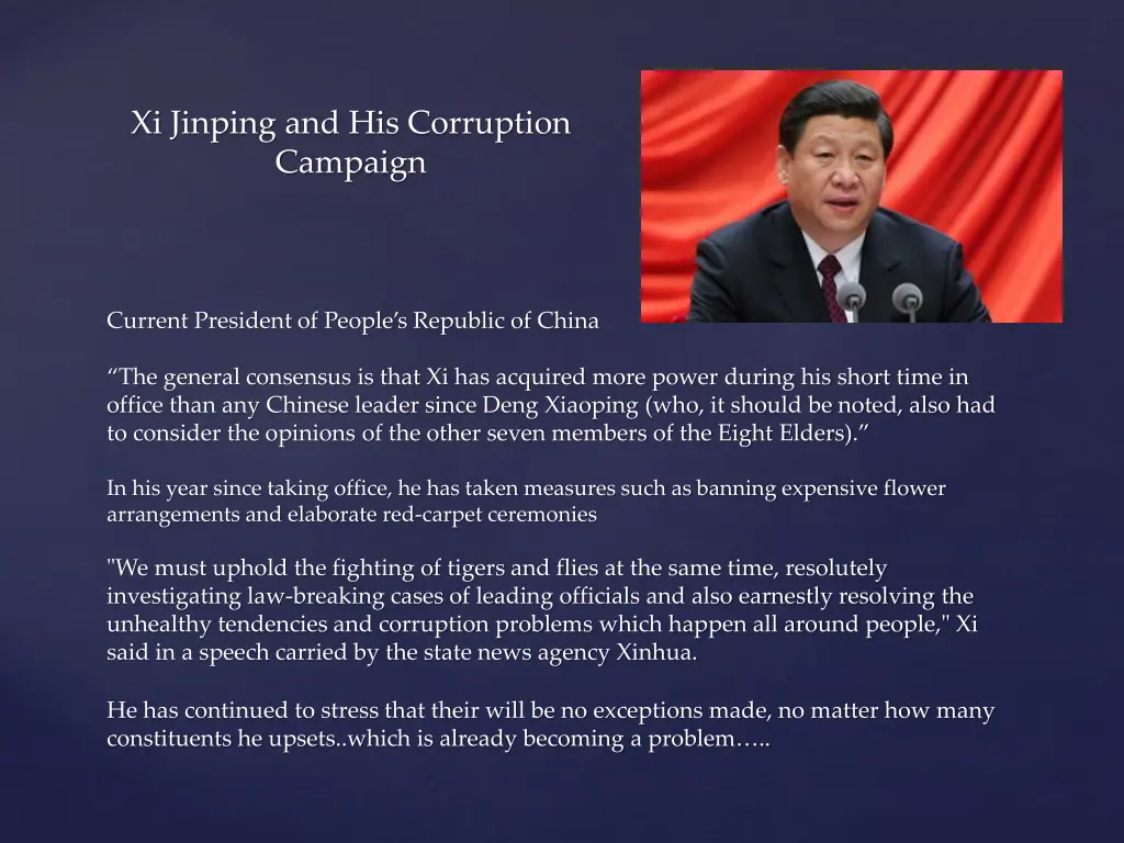 xi jinping and his corruption campaign