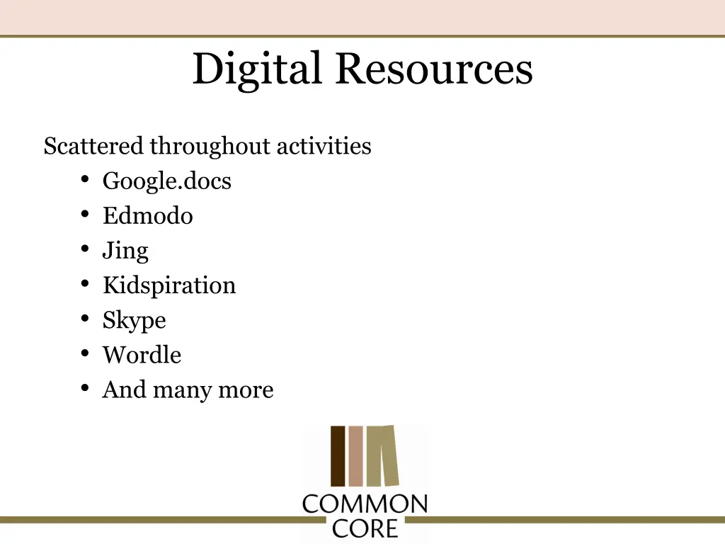 digital resources