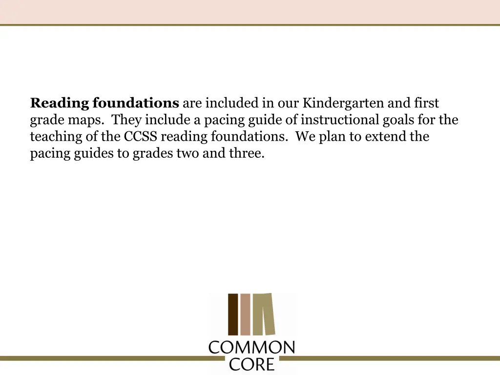 reading foundations are included