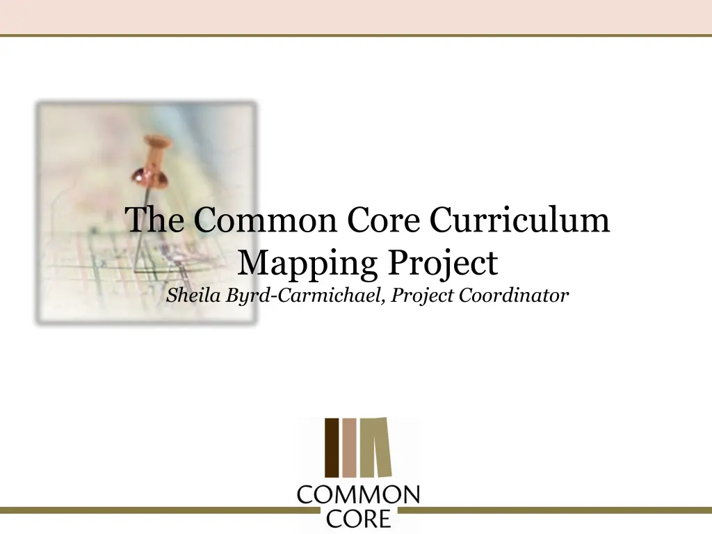 the common core curriculum mapping project sheila