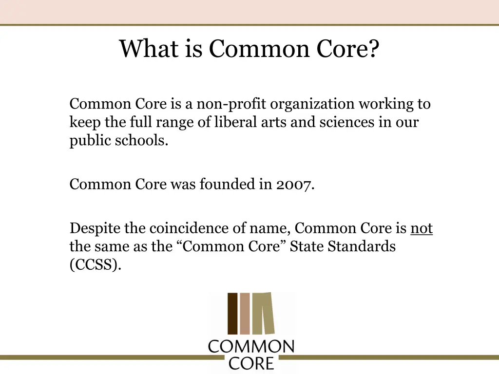 what is common core