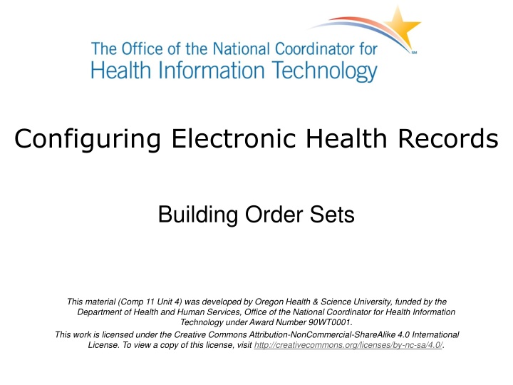 configuring electronic health records