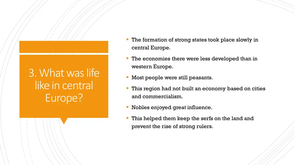 the formation of strong states took place slowly