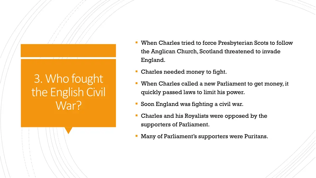 when charles tried to force presbyterian scots