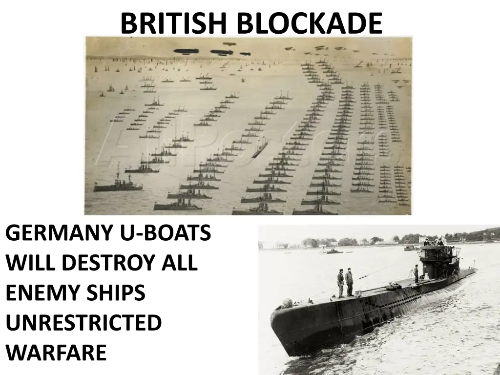 british blockade