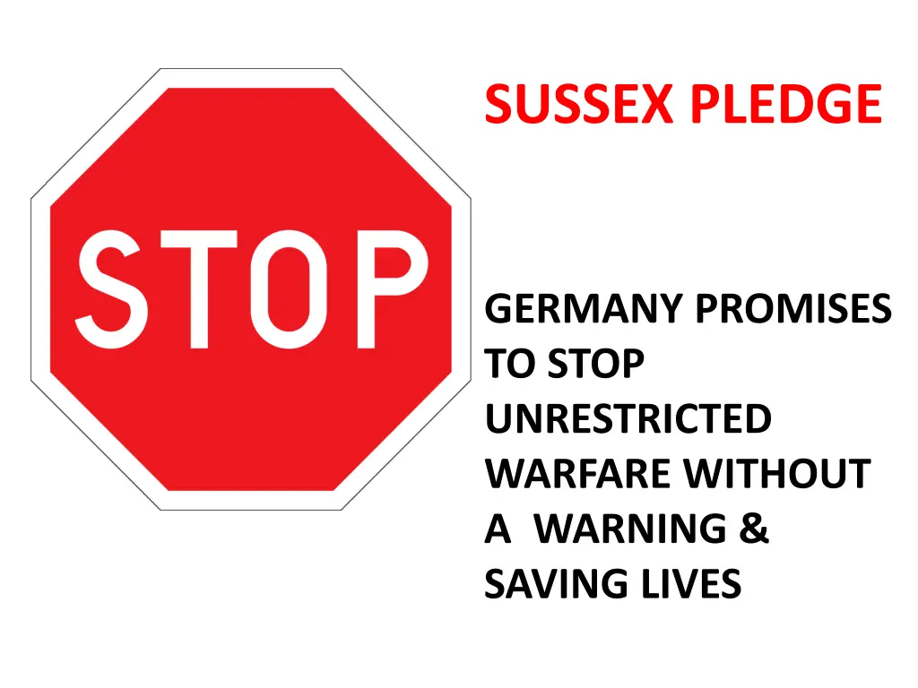 sussex pledge