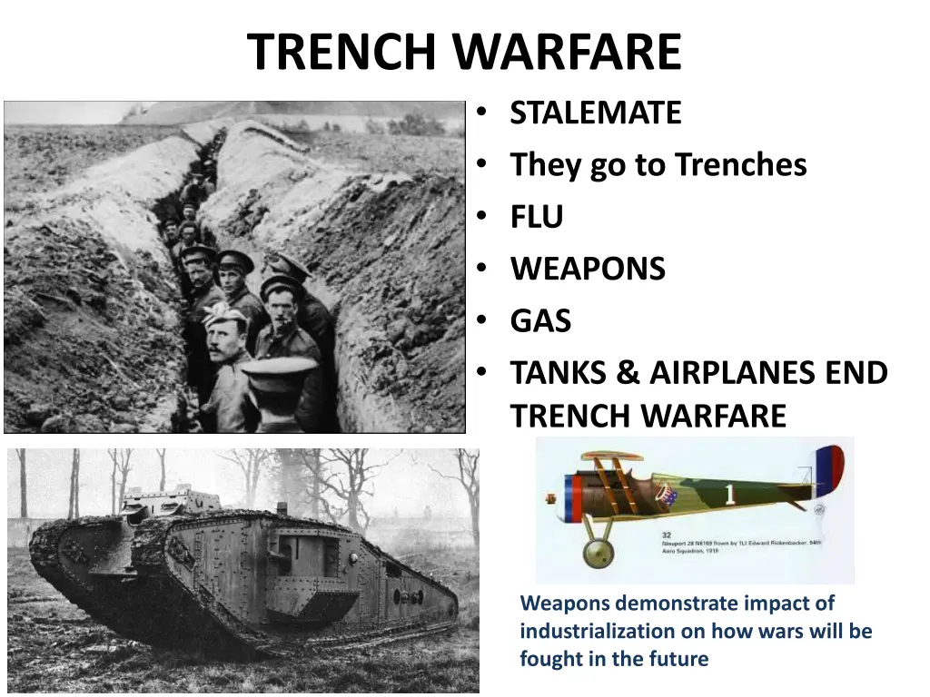 trench warfare