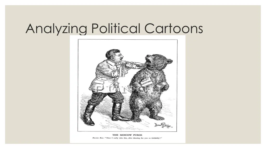 analyzing political cartoons