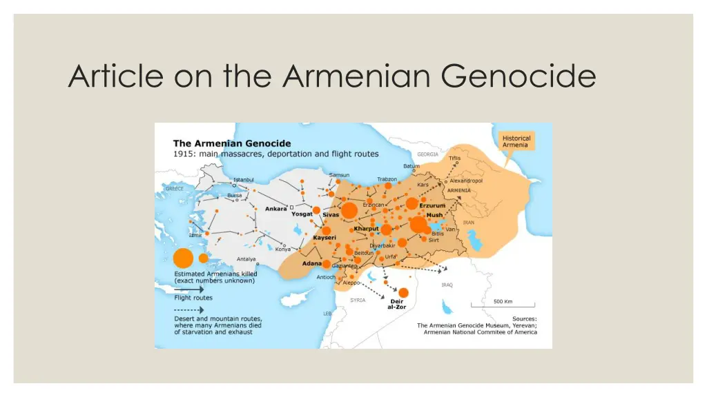 article on the armenian genocide