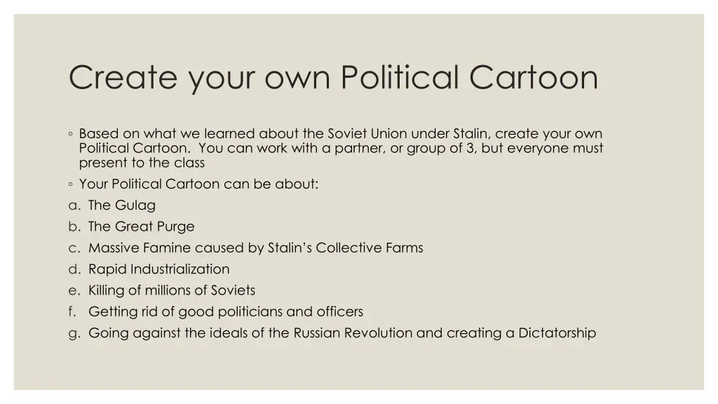 create your own political cartoon