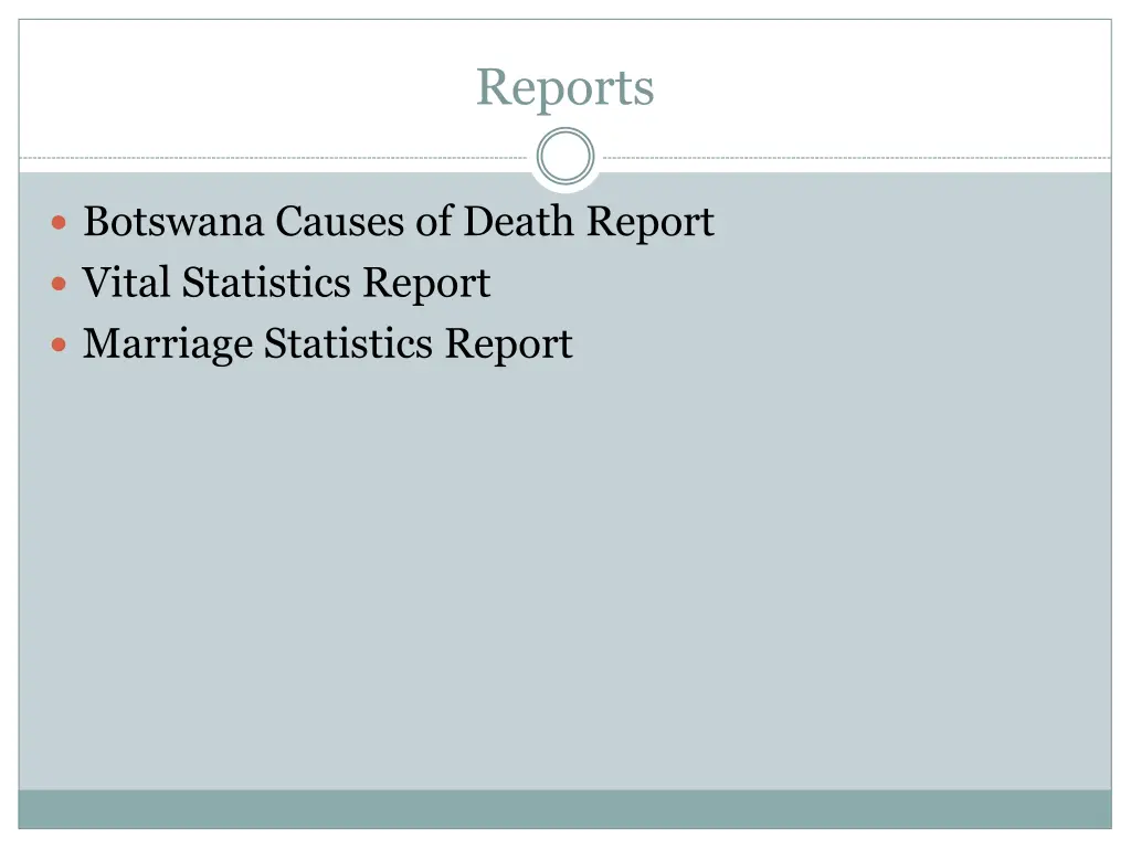 reports