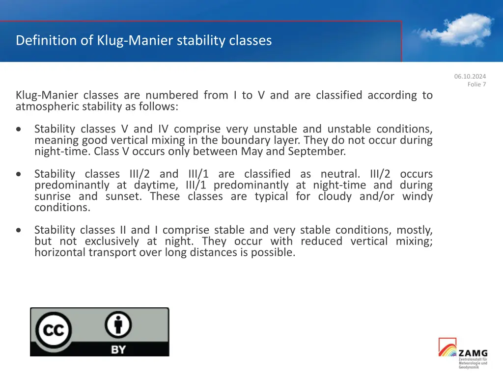 definition of klug manier stability classes