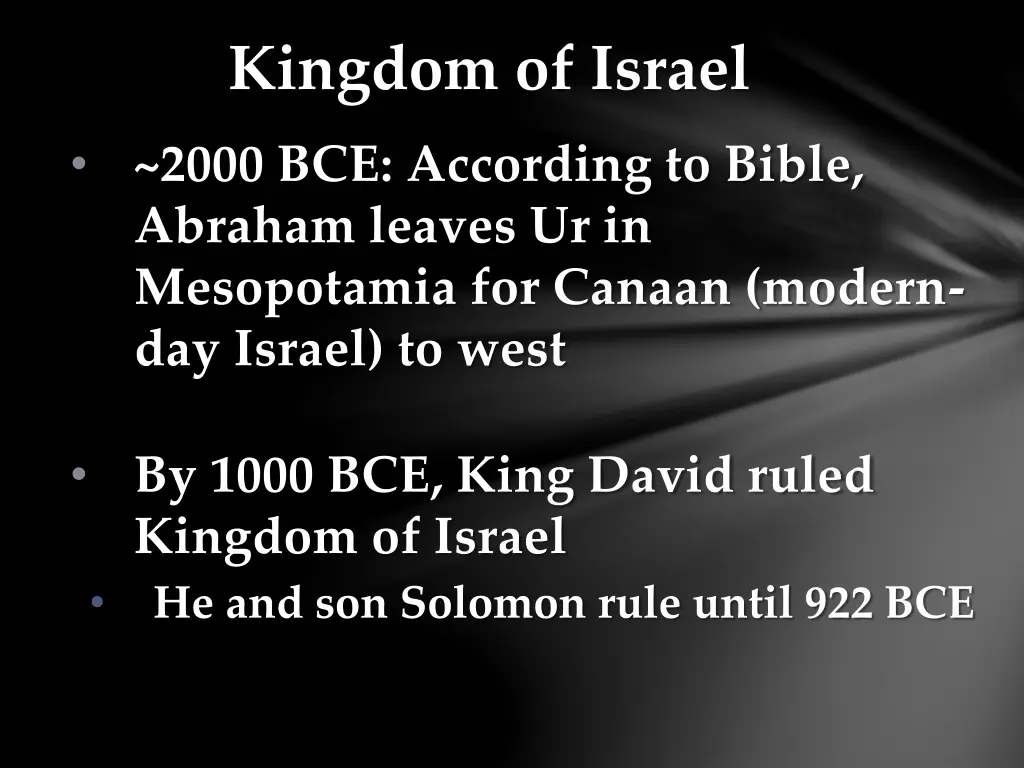 kingdom of israel