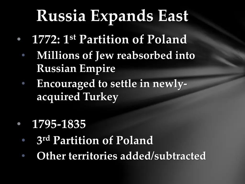 russia expands east