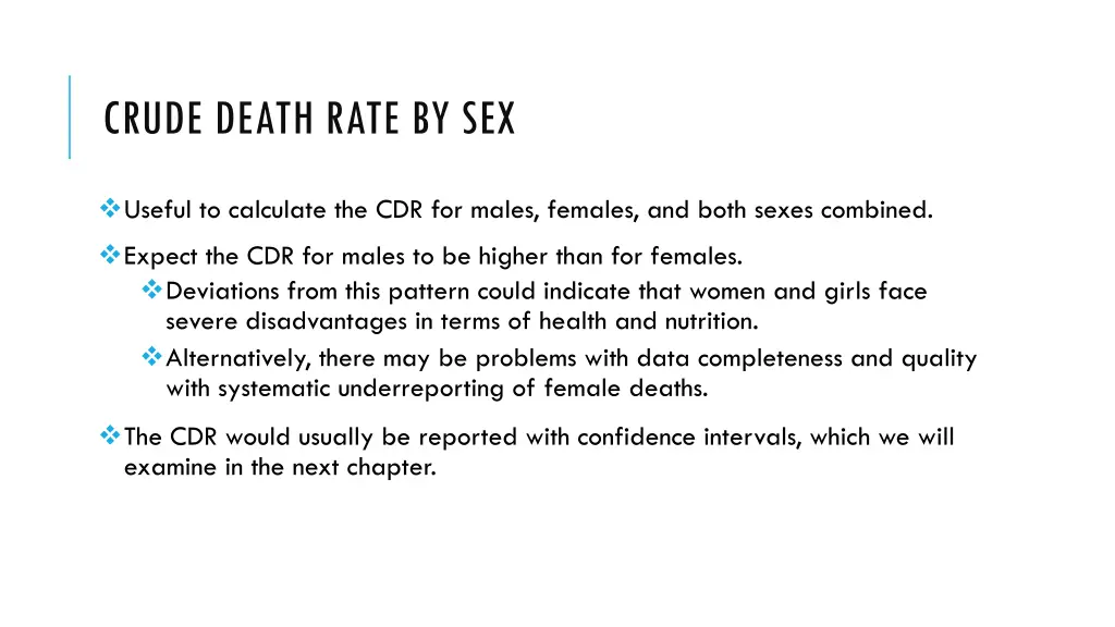 crude death rate by sex