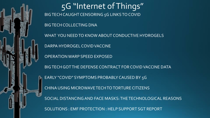 5g internet of things big tech caught censoring