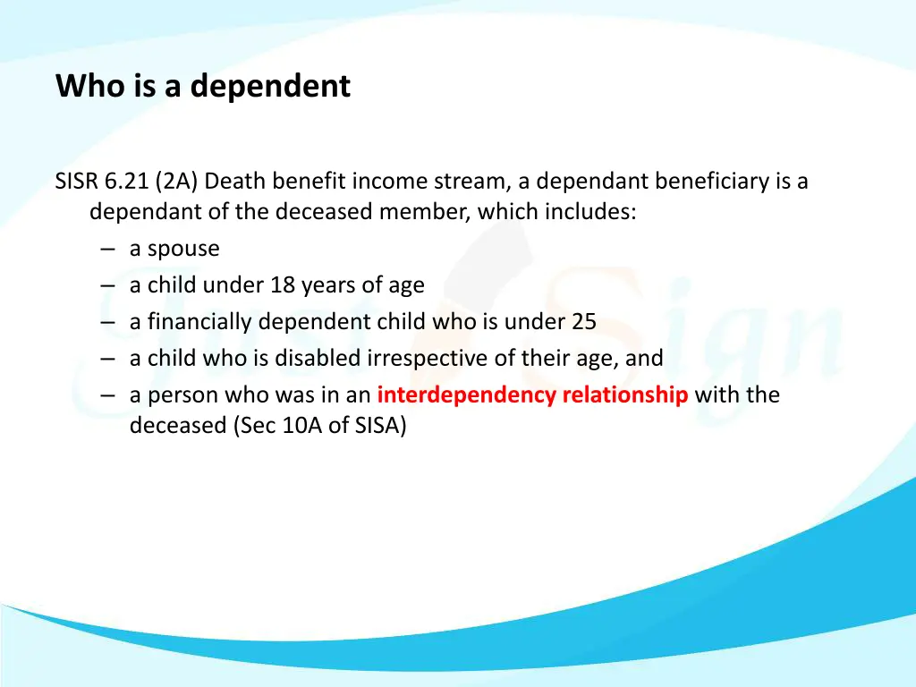 who is a dependent