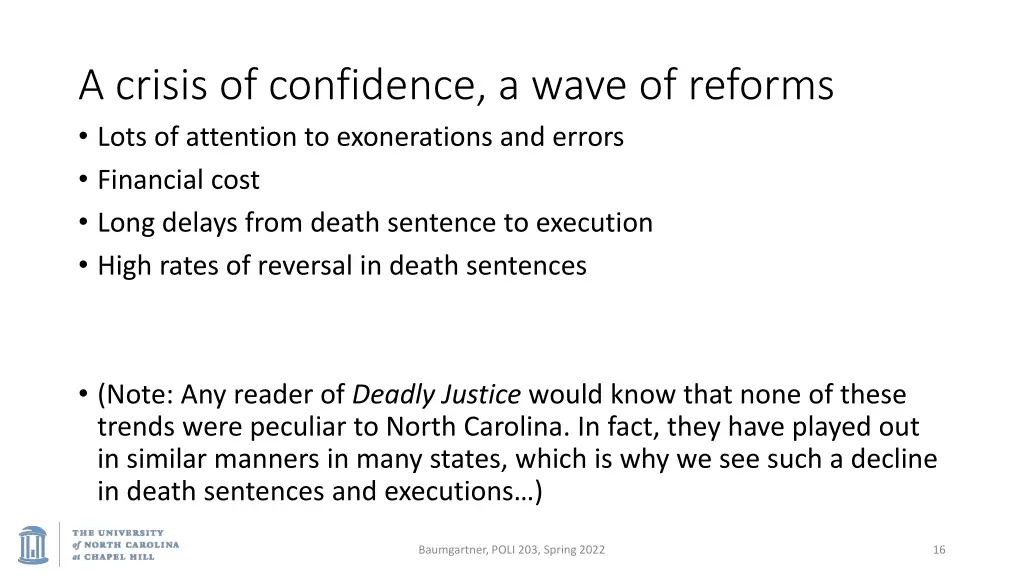 a crisis of confidence a wave of reforms lots